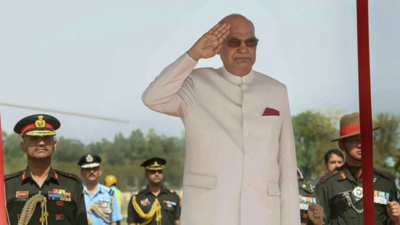 Kovind presents President’s Colours to Army Aviation Corps