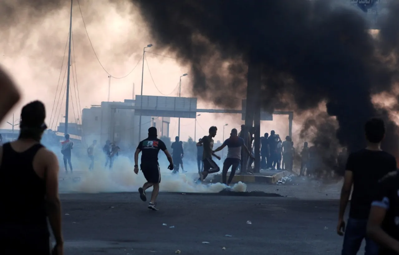 Shots fired at Anti-Govt Protesters in Iraq, 42 killed