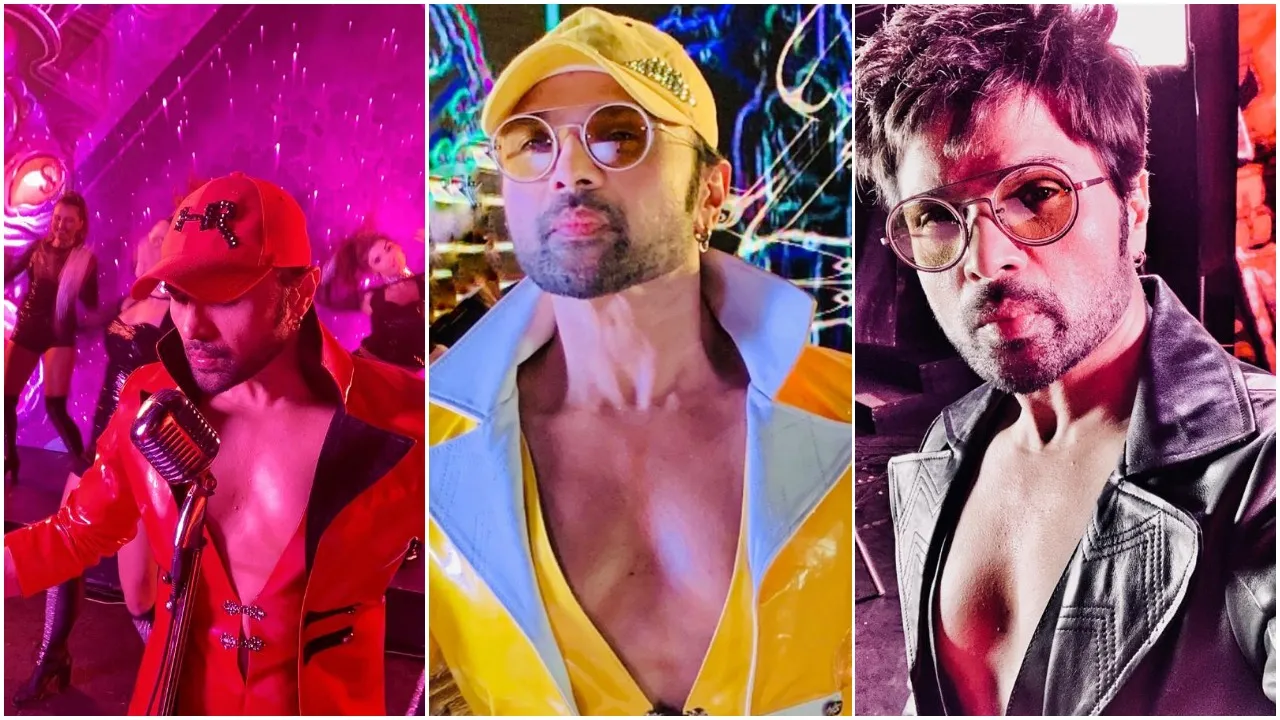 Himesh Reshammiya comes back with his iconic cap look for the upcoming remix song