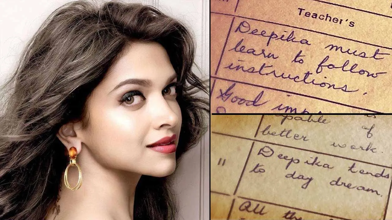 Deepika Padukone’s teacher’s remarks on report card, will make you go back to your school days diaries
