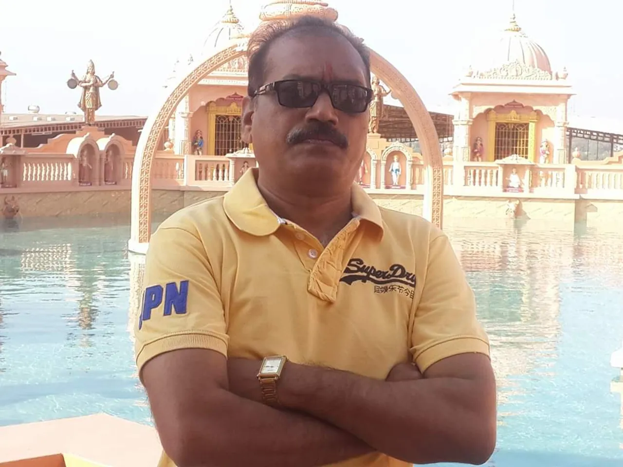 Vadodara city policeman died in a road accident late night on Sunday