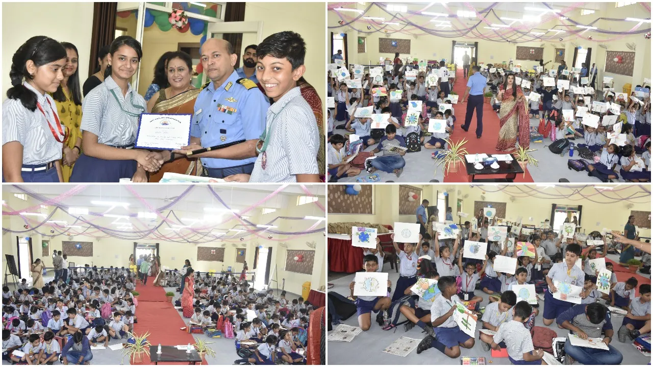 School children connect with Indian Navy through art