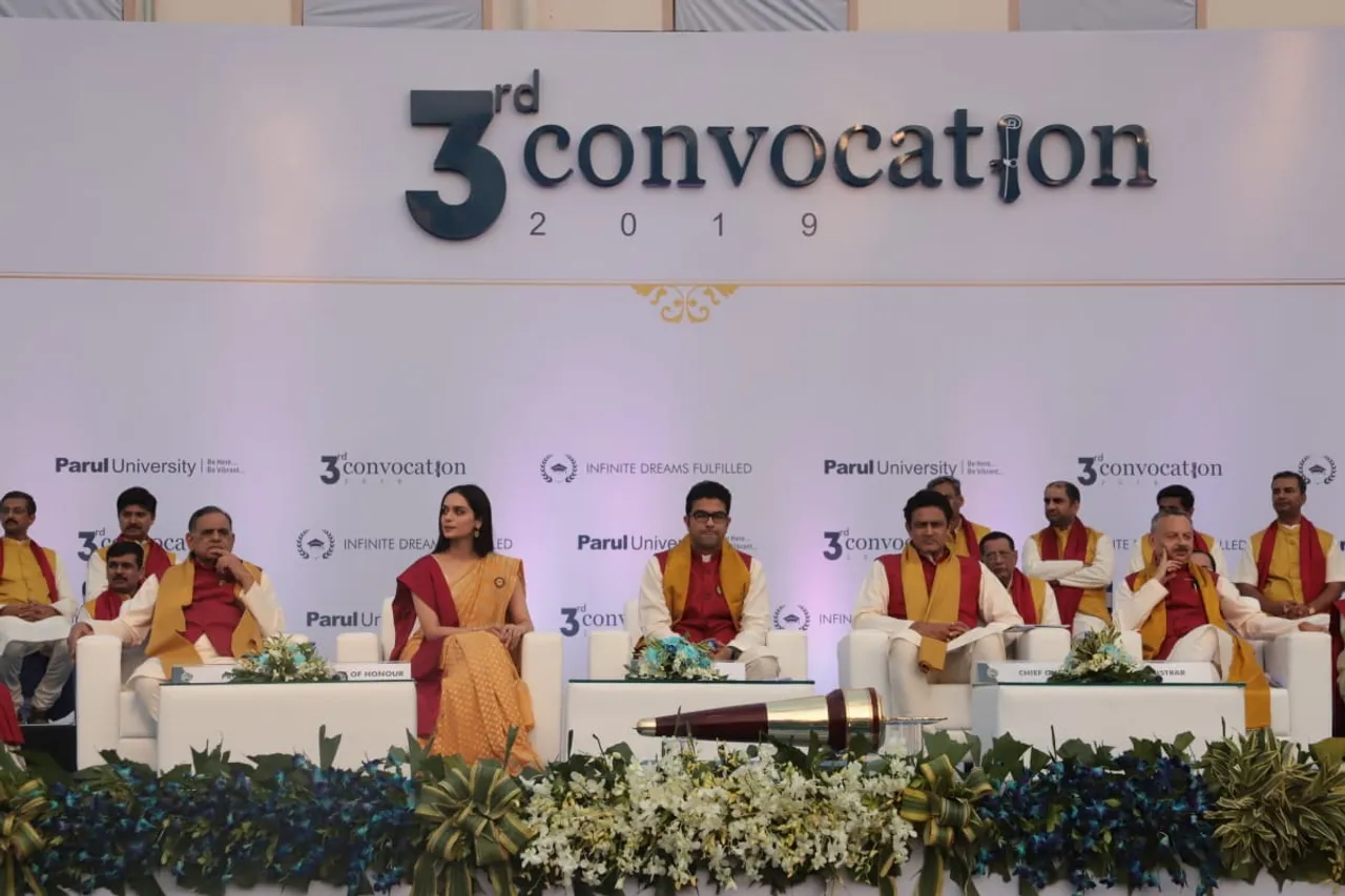 Anil Kumble inspired Parul University students by sharing his life experience