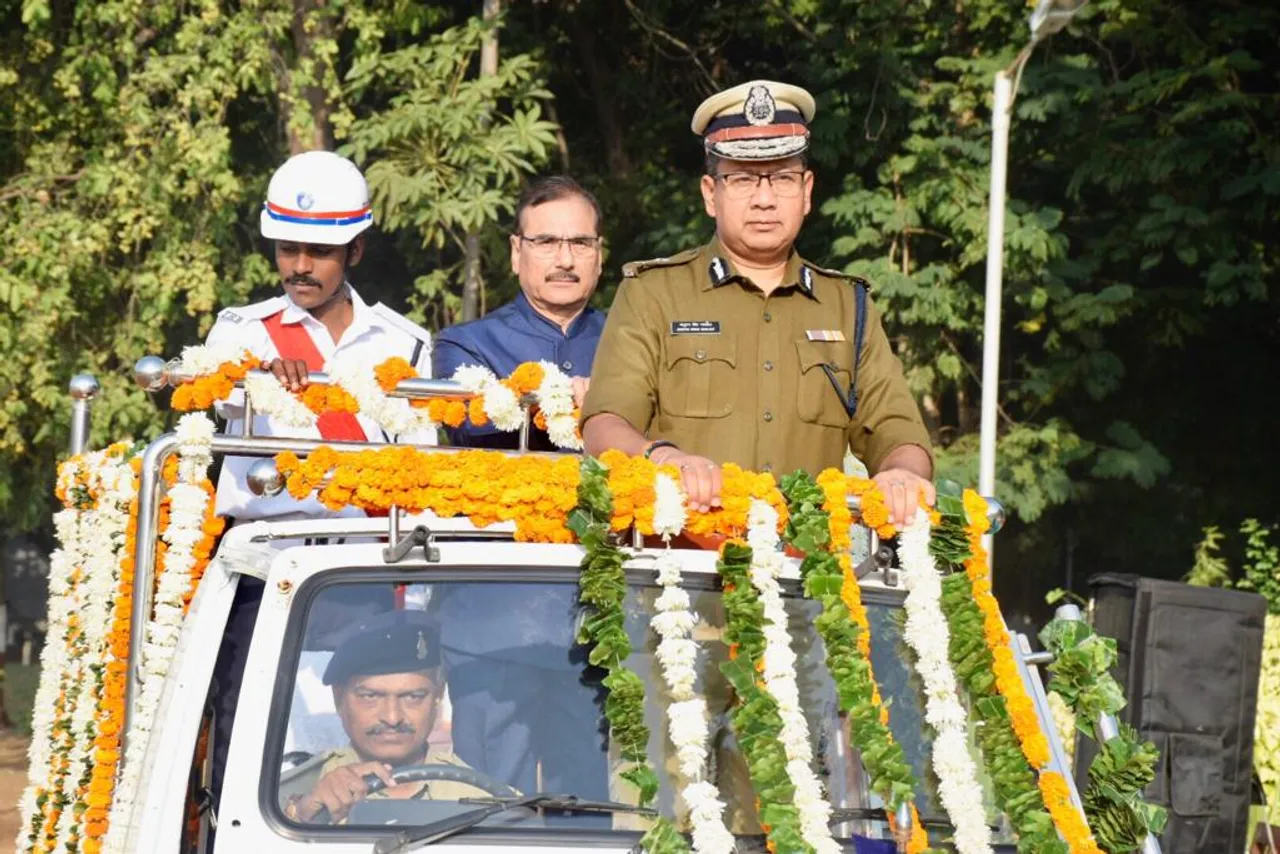 Passing out parade of Vadodara traffic brigade