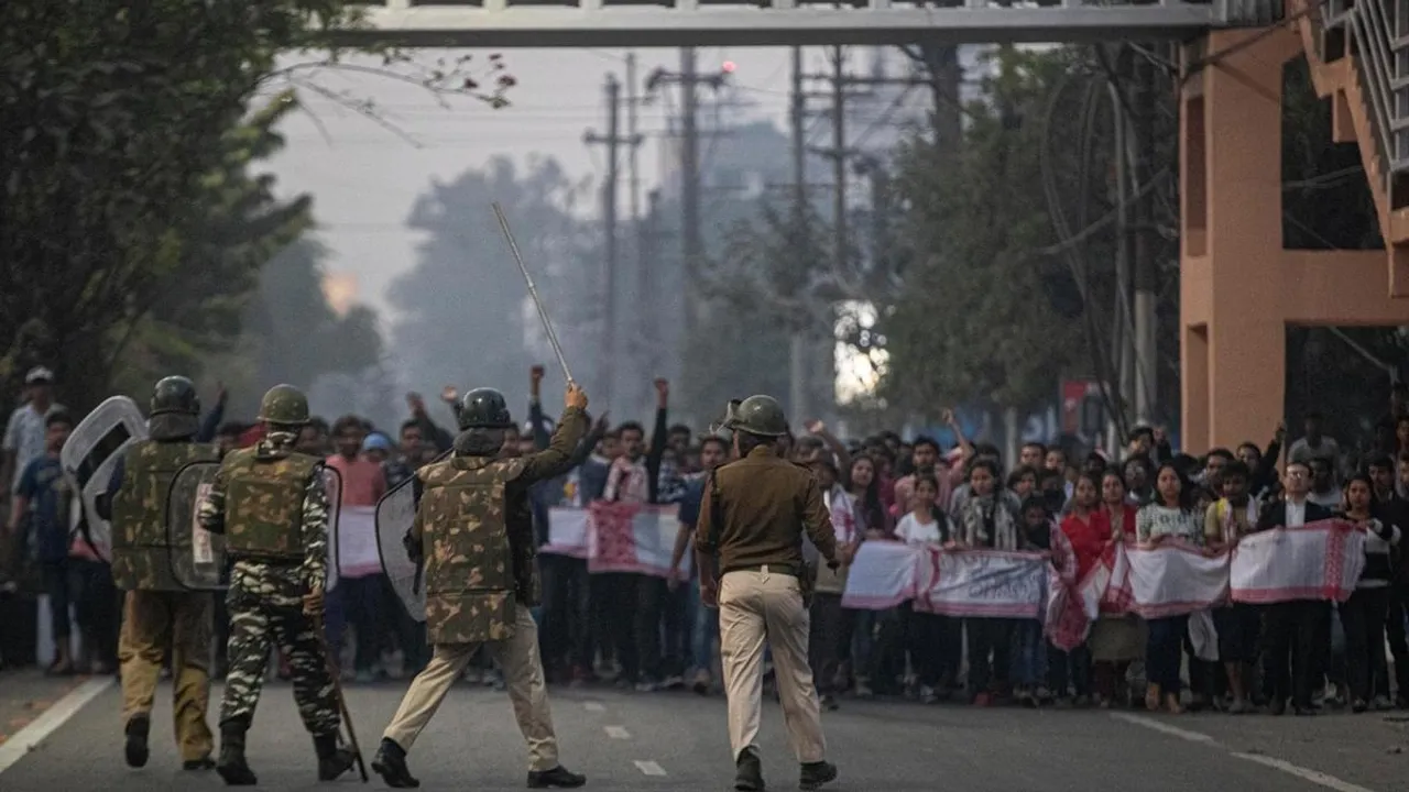Two got killed in north-east firing as citizens protests against citizenship law