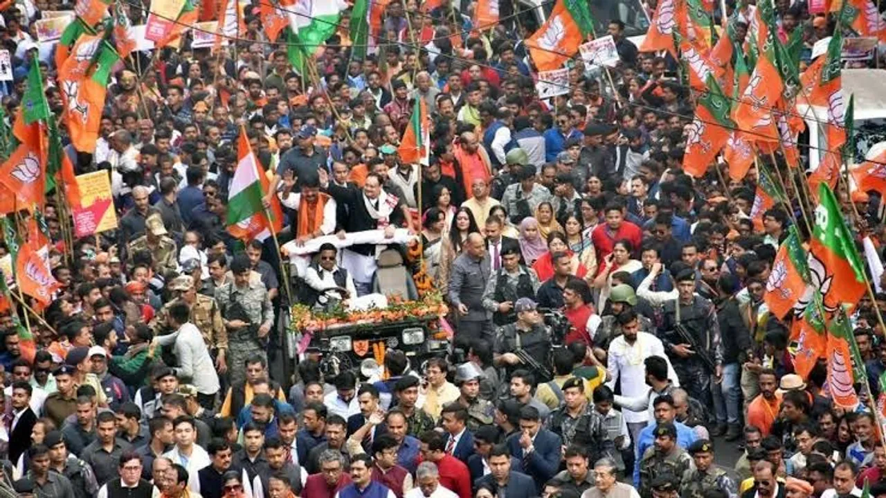 BJP takes out a massive rally in support of Citizenship Amendment Act