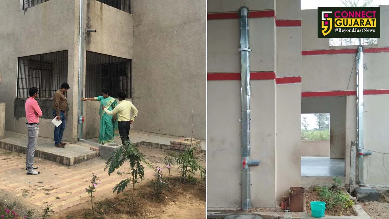 Rain Water Harvesting system implemented in Vadodara district schools