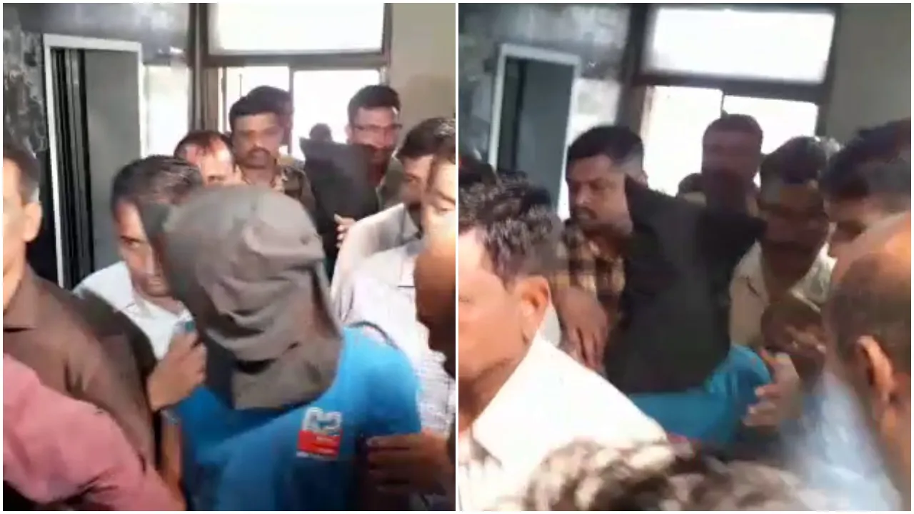 Vadodara police took the accused to Narmada bhavan for identification parade