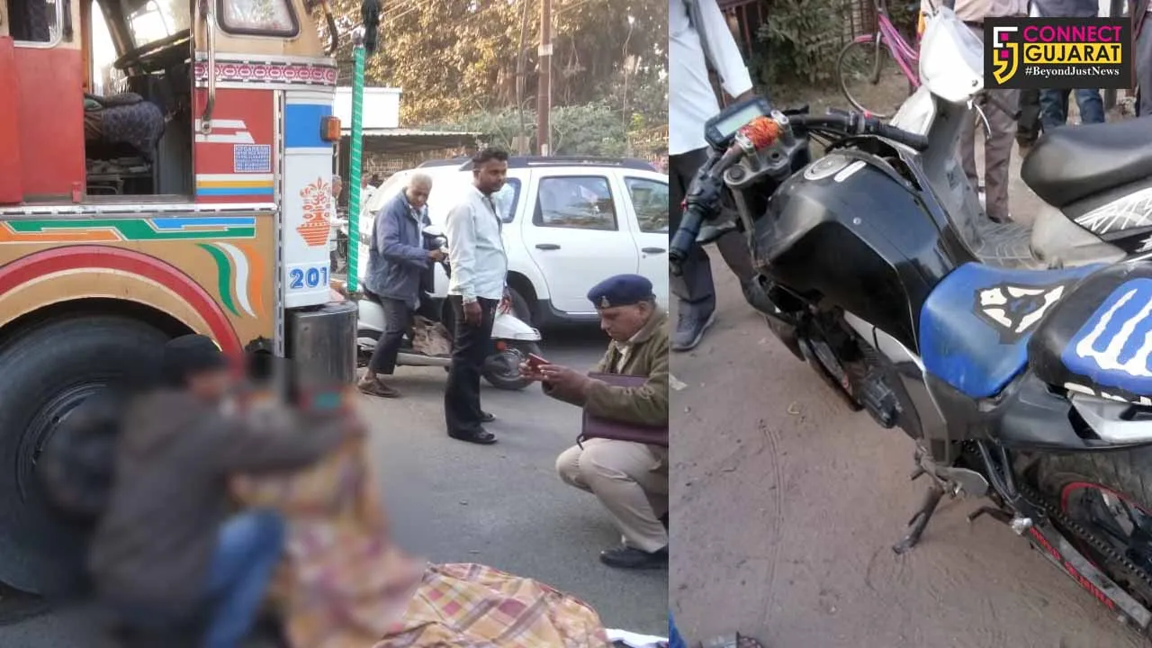 Youth died after knocked down by dumper in Vadodara