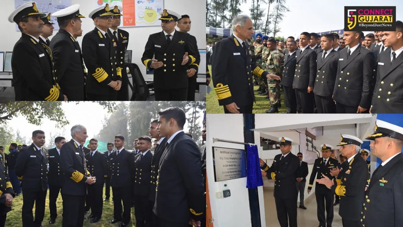 Chief of Naval staff visits INS Valsura at Jamnagar