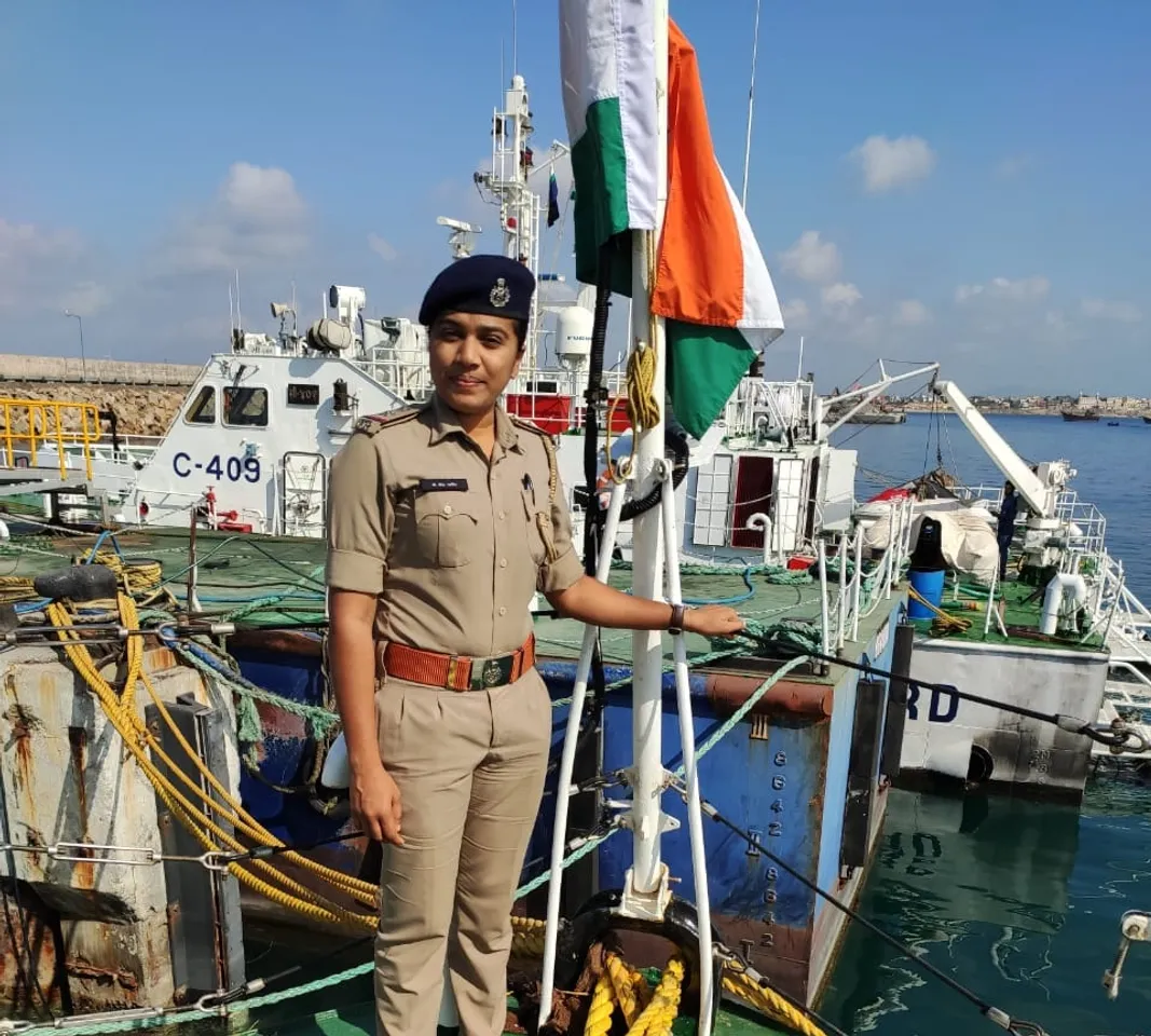 First woman Sub Inspector of Gujarat police trained on Coast Guard operations