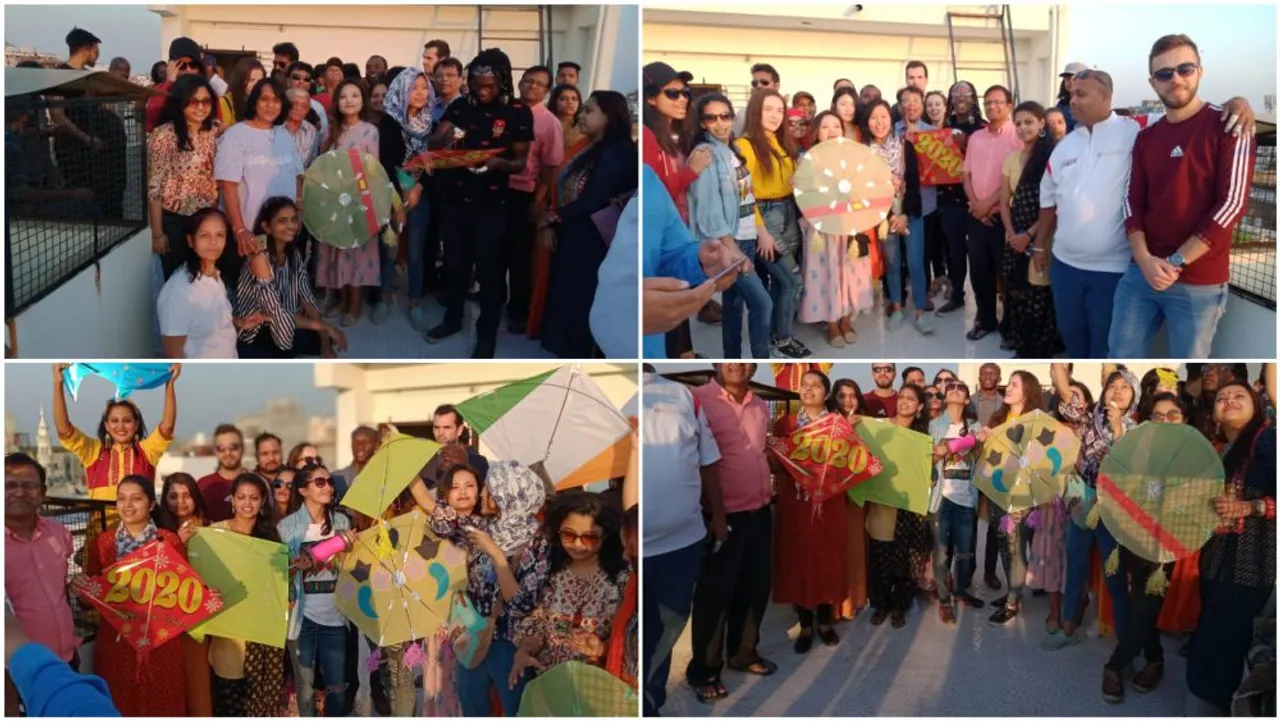 MSU Baroda OIA organise Uttarayan festival for foreign students