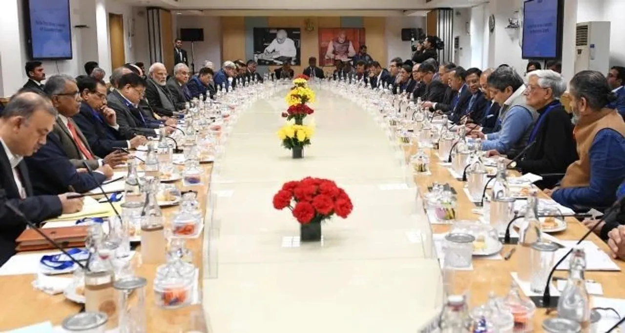 Prime Minister Chairs Meeting with various sectoral groups in a pre-budget exercise