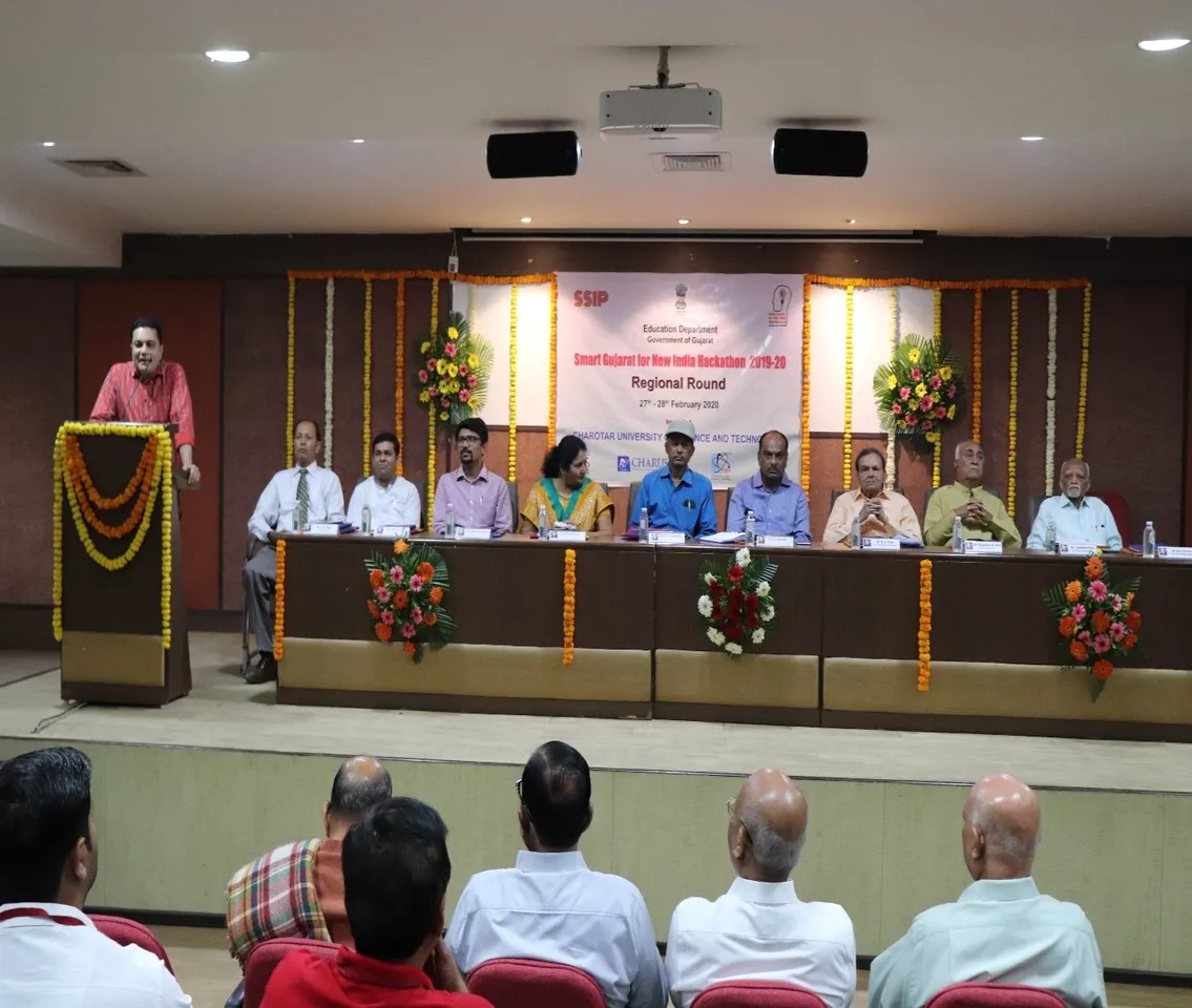 CHARUSAT Hosted 36 hour non-stop Smart Gujarat Hackathon