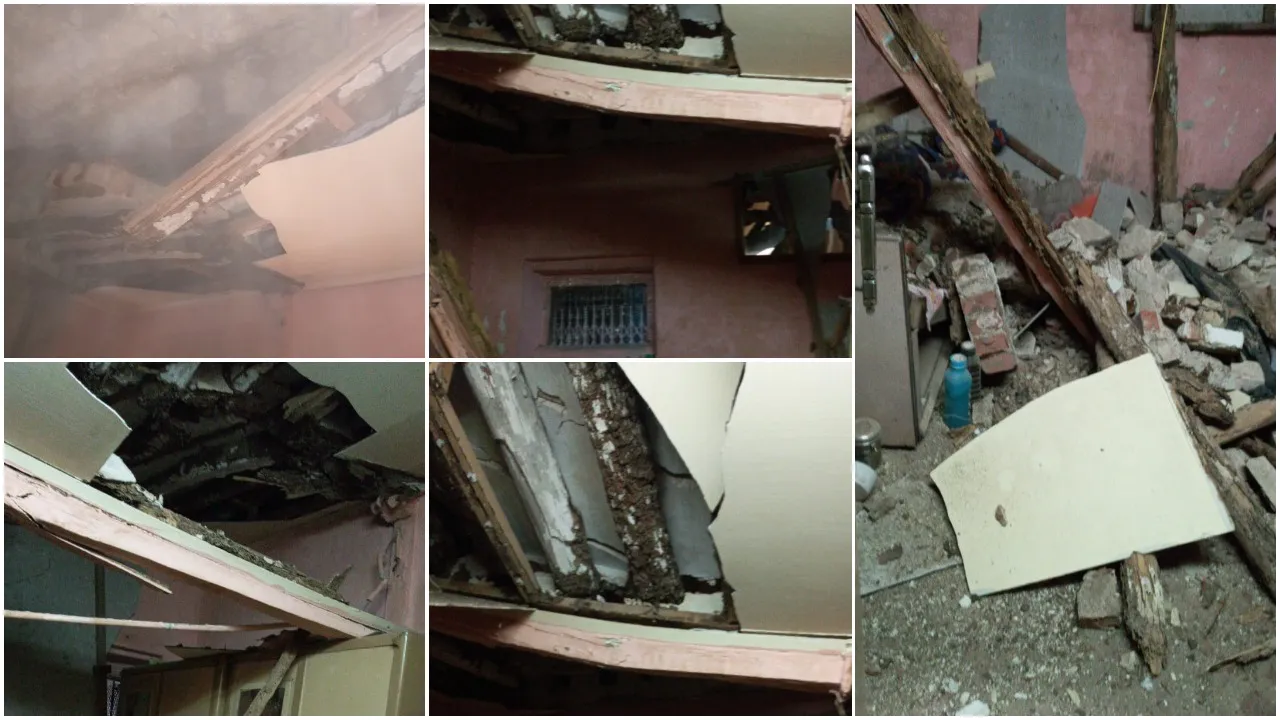 Two members of family rescued from the debris of the house in Vadodara
