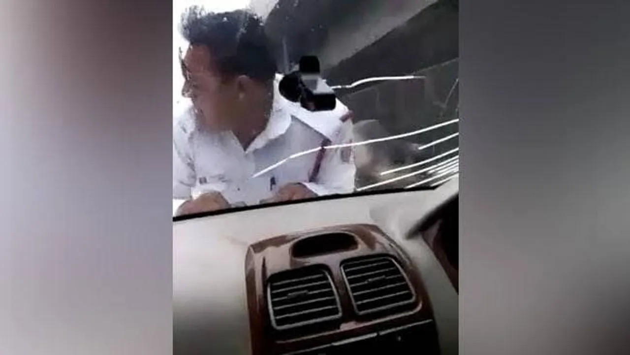Delhi: Man drags traffic cop on car’s bonnet for 2 kms