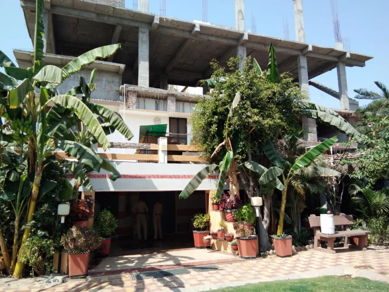 VMSS removed illegal construction done by self style godman Prashant Upadhyay