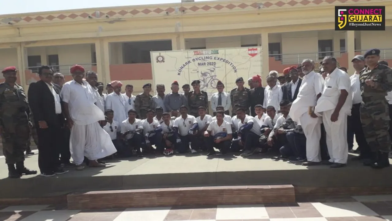 Indian Army Konark Desert Cycle expedition reached Jaisalmer