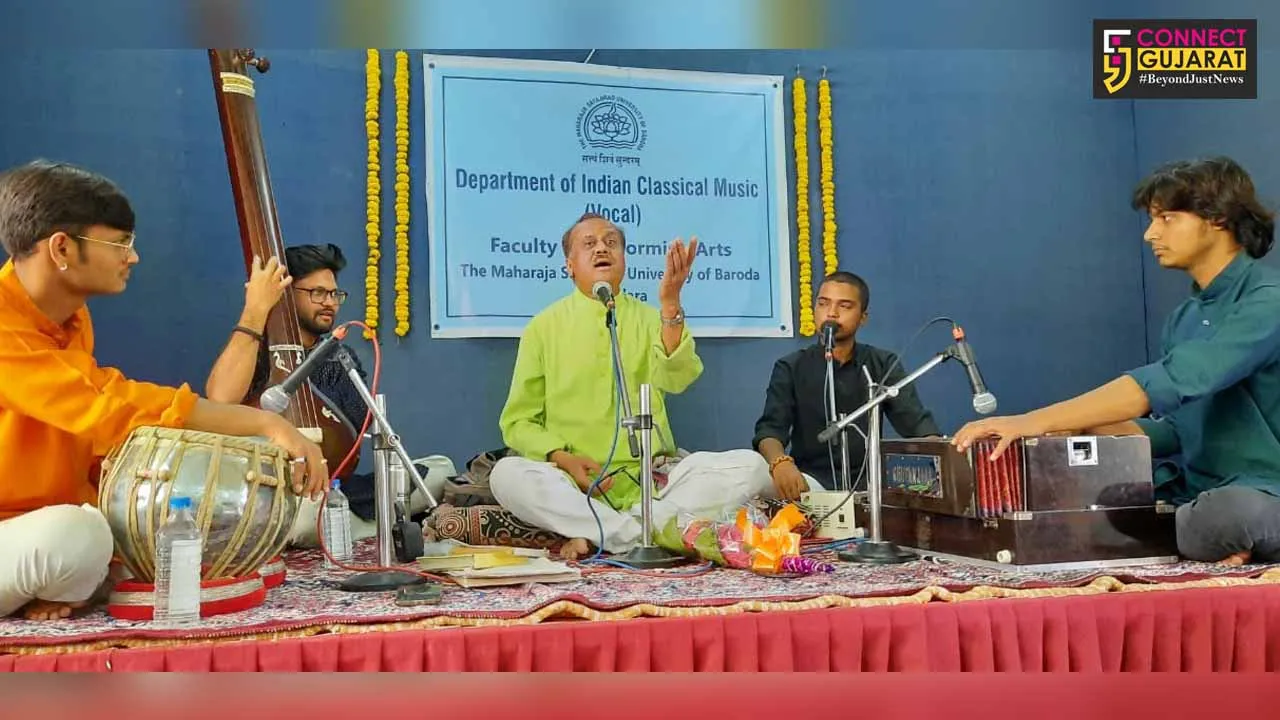 Department of Vocal music FPA MSU Baroda organized three day sessions of music