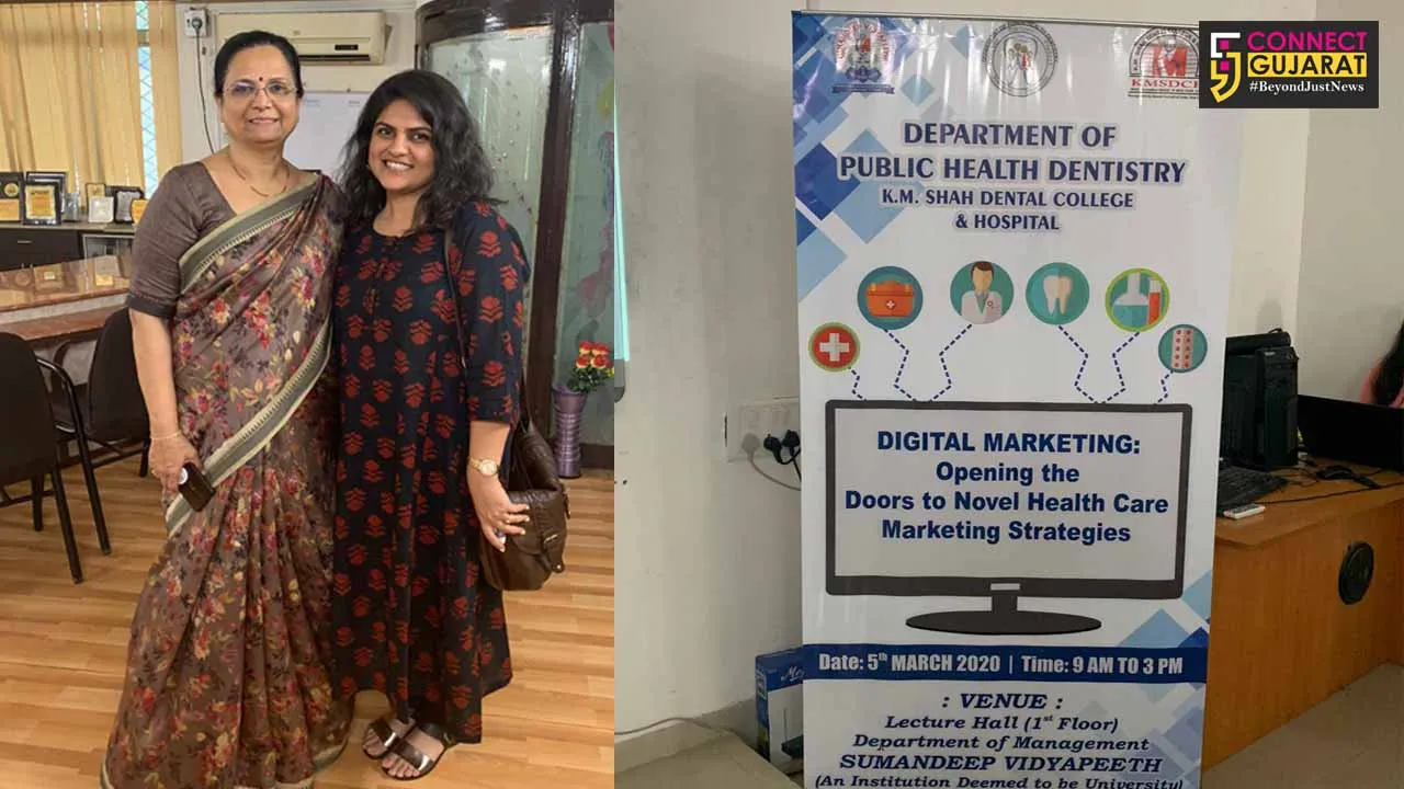 Social Media helps create Dental Awareness, One day Workshop by Dr. Khushbu Pandya