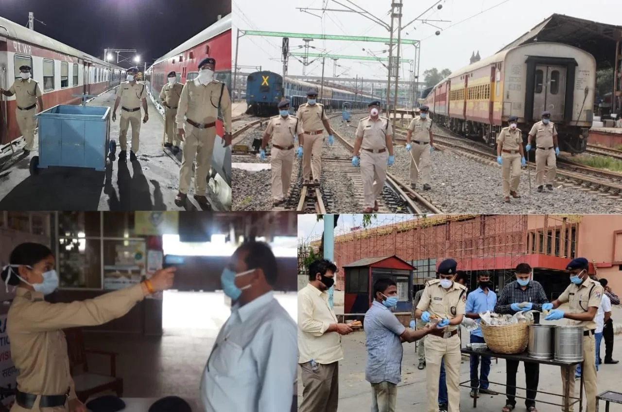 W.Rlys RPF continues to safeguard during Coronavirus lockdown