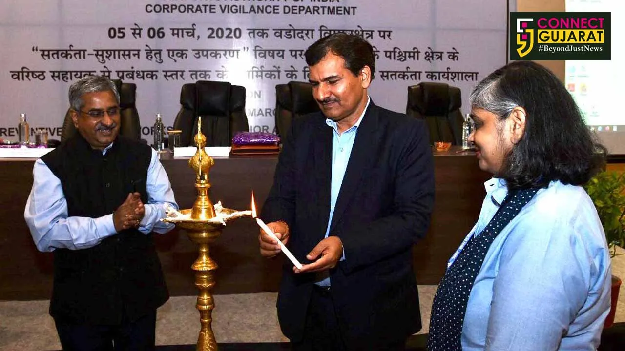 Vigilance Workshop Concludes at Vadodara airport
