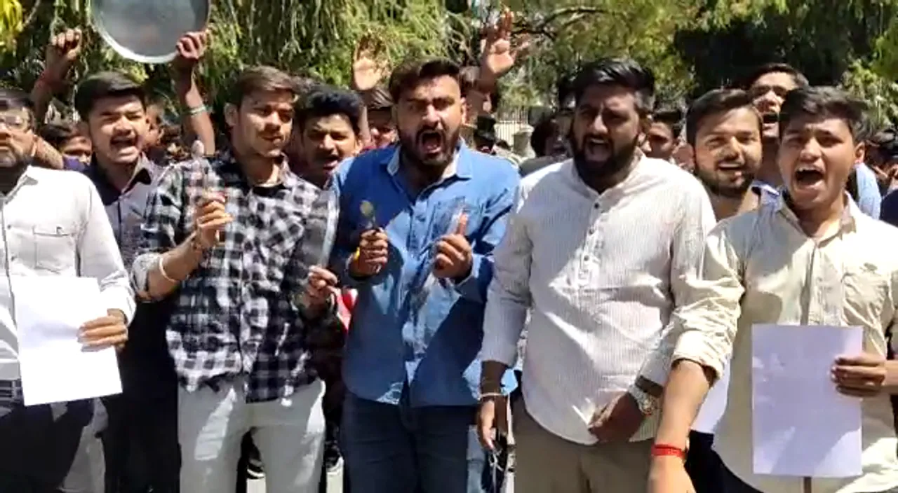 Vadodara MSU GS Rakesh Punjabi left after heated argument with vigilance team