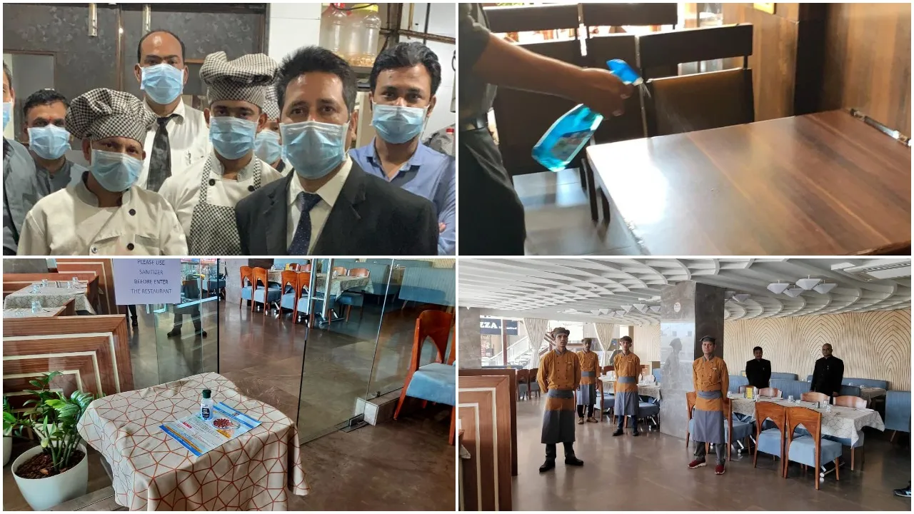 VMSS health department teams checked inside hotels and restaurants