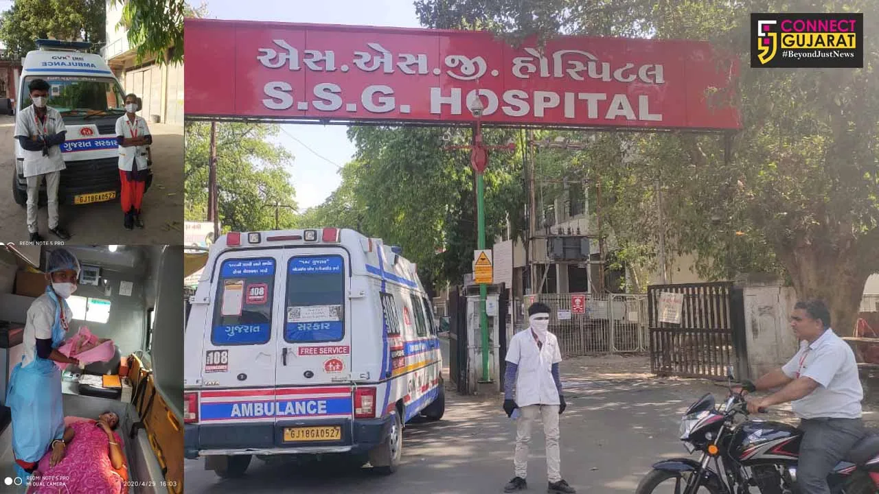108 EMT help woman deliver baby inside the ambulance in Vadodara