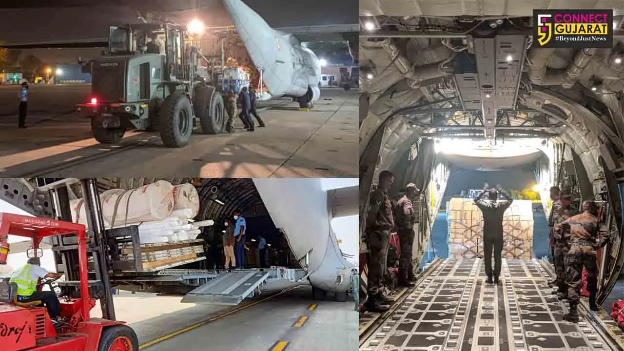 IAF continues its support to fight against COVID-19