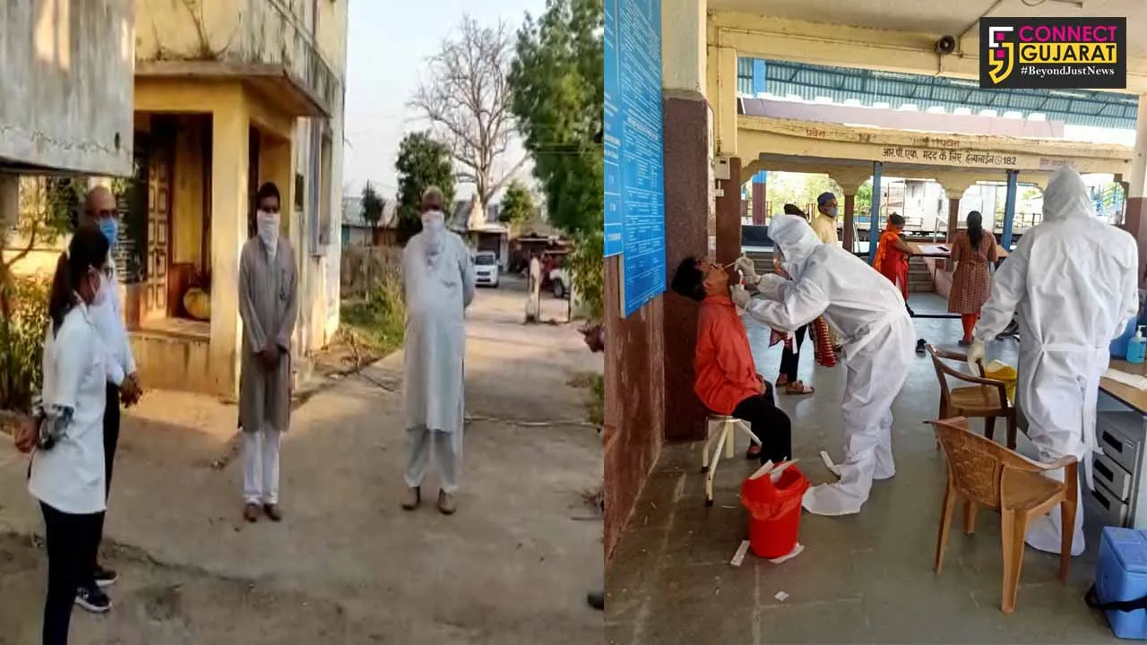 Samples collected by medical teams from rural areas