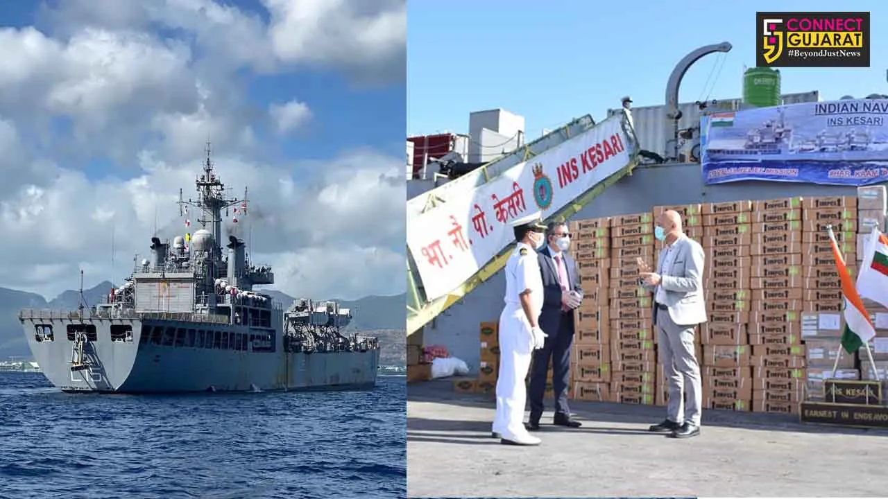 INS Kesari reached Port Louis Mauritius