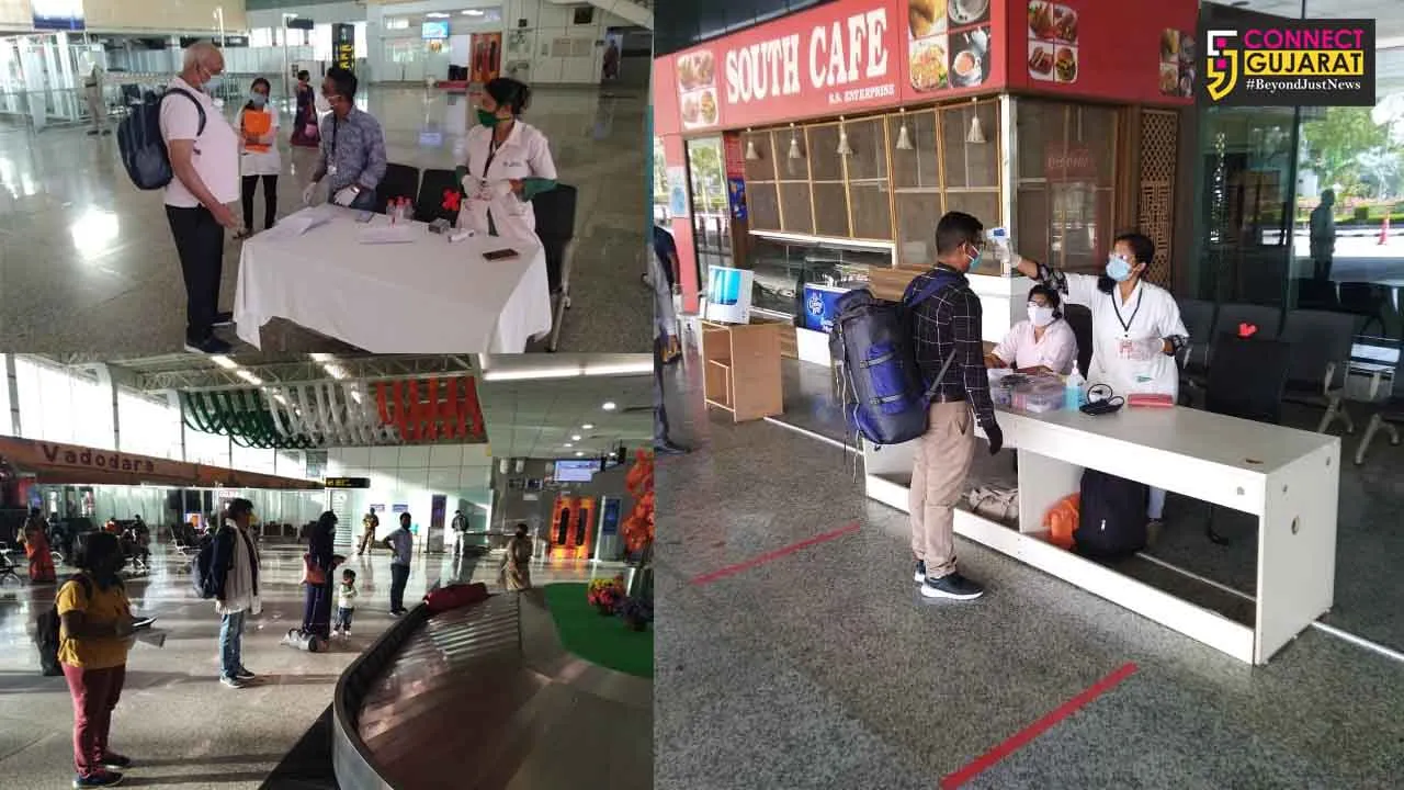 Domestic flight operations from Vadodara airport restart from 25.05.2020
