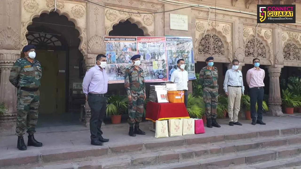 Konark Corps salutes Covid warriors in unique way
