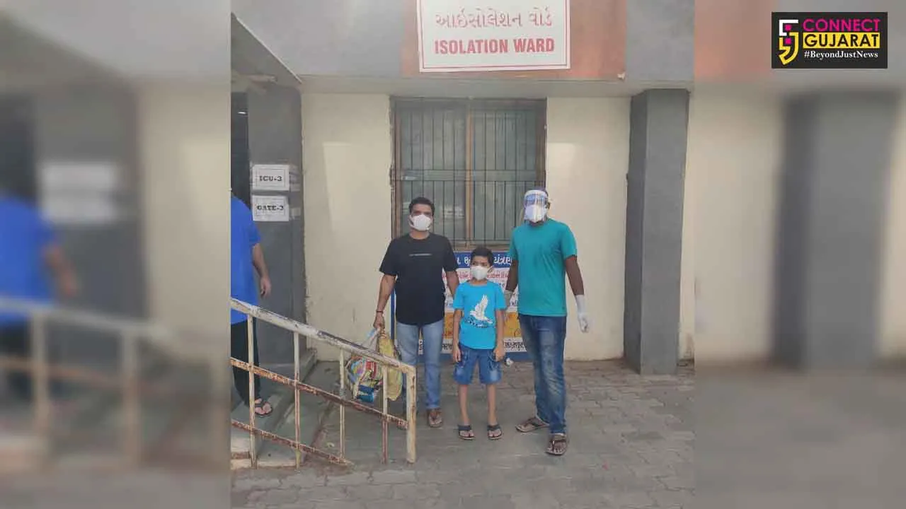 Nine Corona positive children discharged after treatment by Pediatrics Department of Gotri Covid hospital