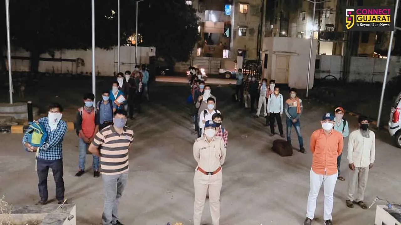 Vadodara police friendly gesture during lockdown