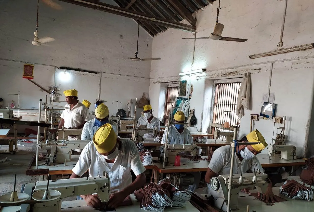 Vadodara : Prison inmates worked hard in the lockdown