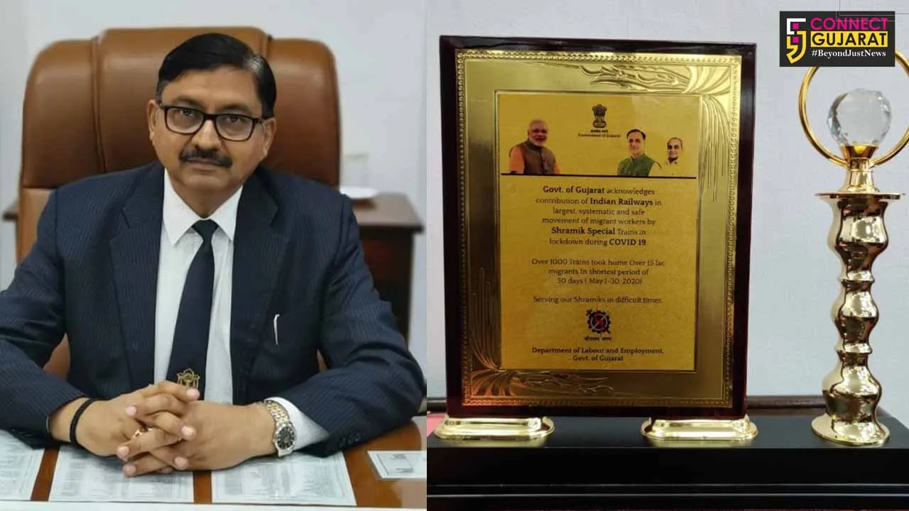 Western Railway GM awarded all six divisions for successful running of Shramik special trains