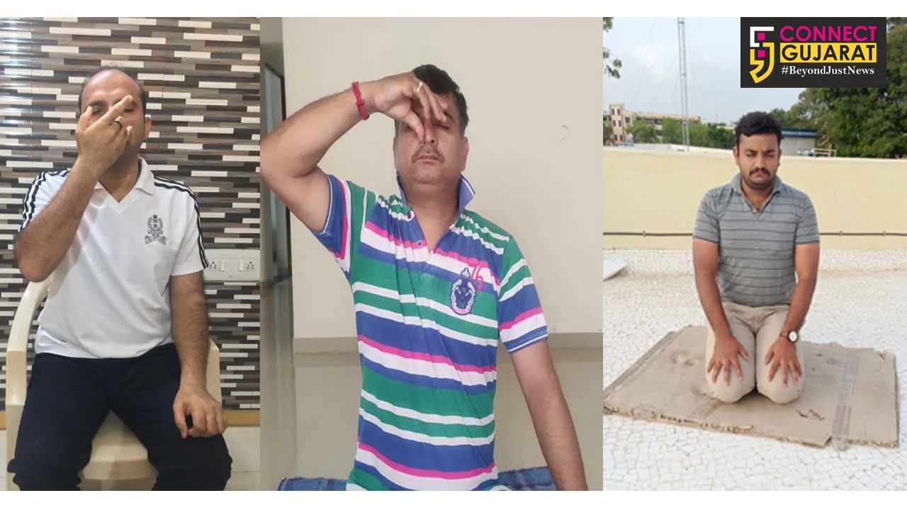 Kheda SP implemented innovative project Yog Prahari for physical fitness and morale strength of police officers