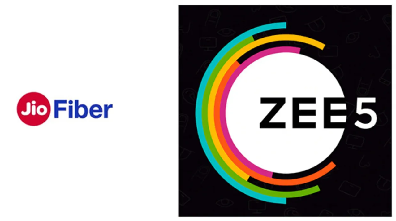 Jio brings complimentary access of Zee5 Premium content for JioFiber users