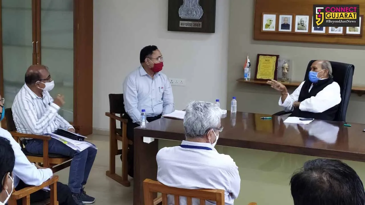 Narmada development minister Yogesh Patel request VMC to design the new water treatment plant at Nimeta