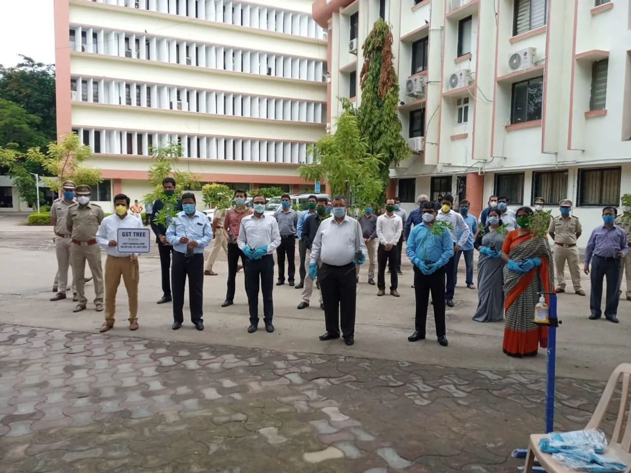 Central GST Vadodara celebrated GST Day by planting 5000 GST Trees