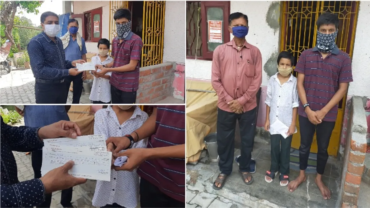 Vadodara BJP Councillor comes to the aid of brothers lost their mother to Coronavirus
