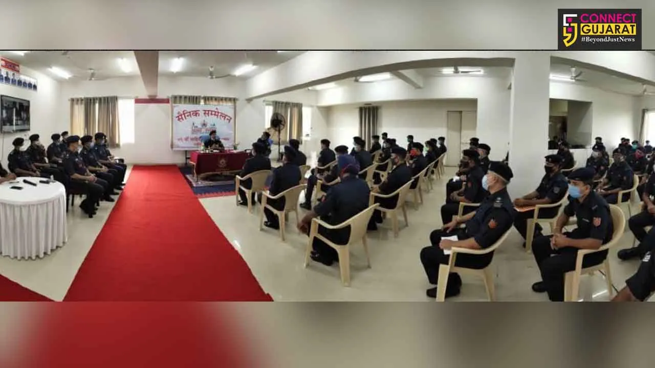 First Sainik Sammelan organised at 6 BN NDRF at Jarod near Vadodara