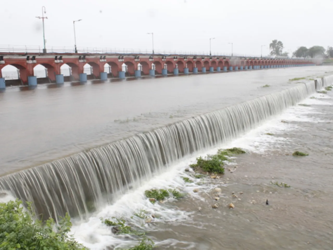 Amount of water released from Ajwa Sarovar and Dev Dam increased