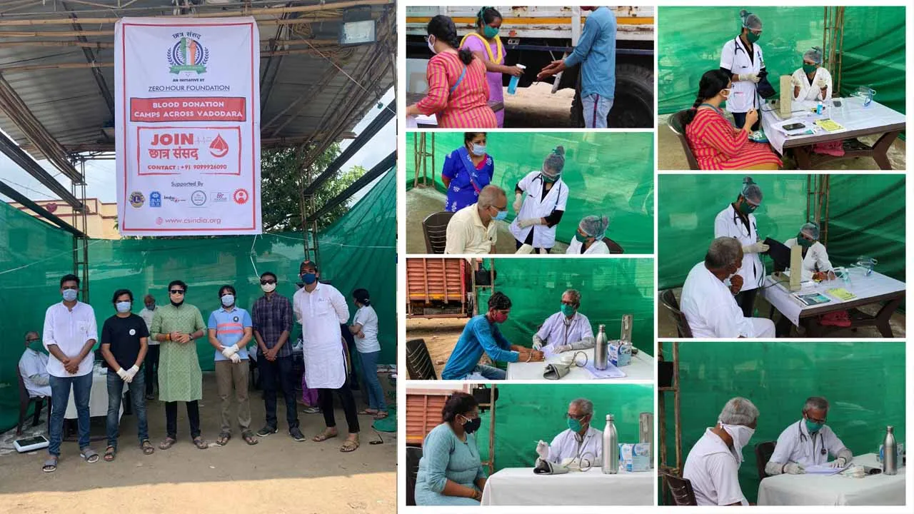 50 people donated blood at the 1st camp organised by Chhatra Sansad