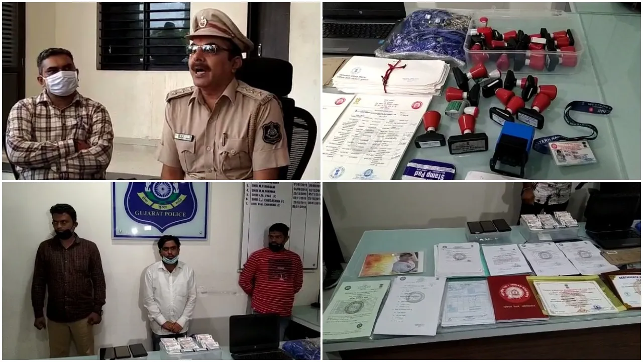 Vadodara SOG busted gang involved in railway court recruitment scam