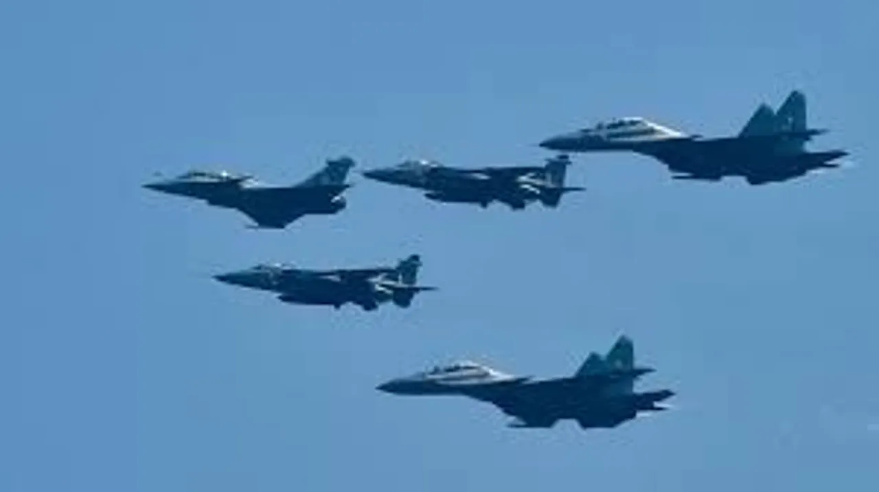 5 Rafale jets formally inducted into IAF at Ambala air base
