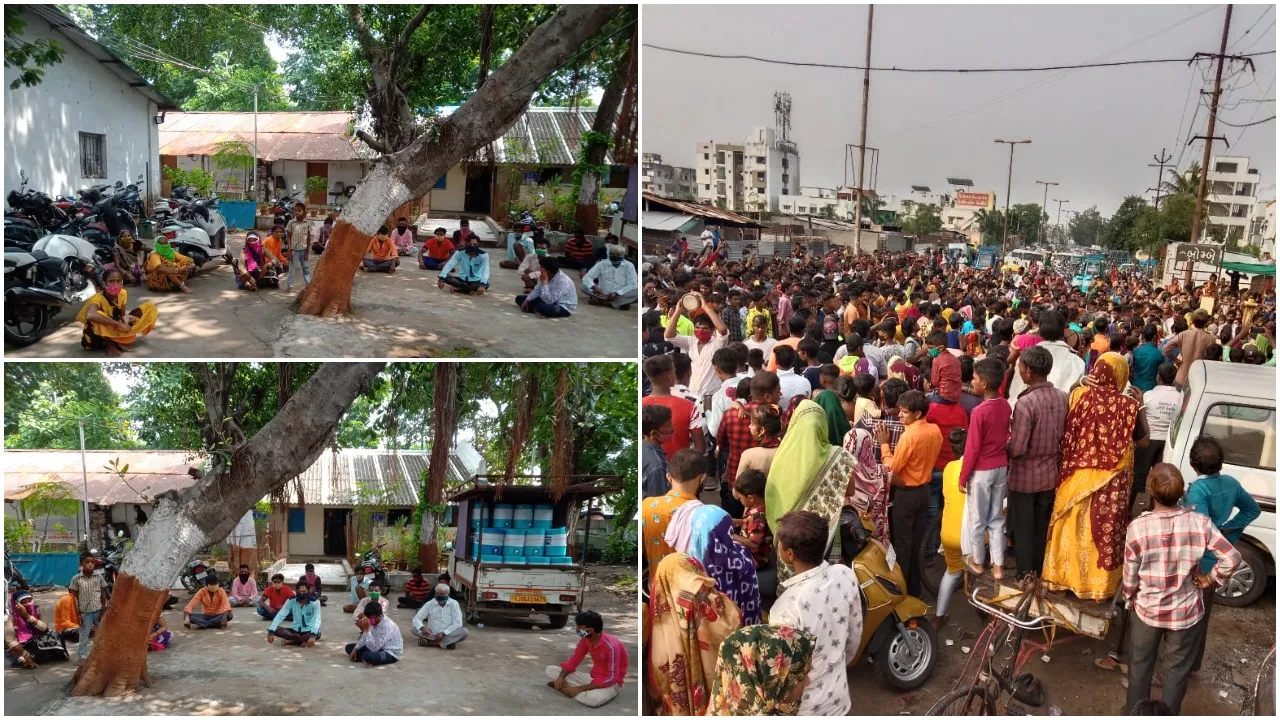 Vadodara police detained people arrived at a function at Khodiyarnagar