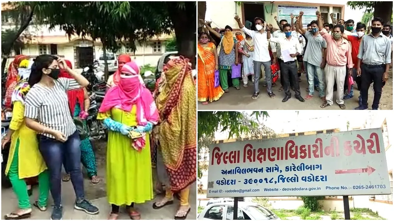 Parents of Maharani English medium school approached DEO over 10% increase in school fees